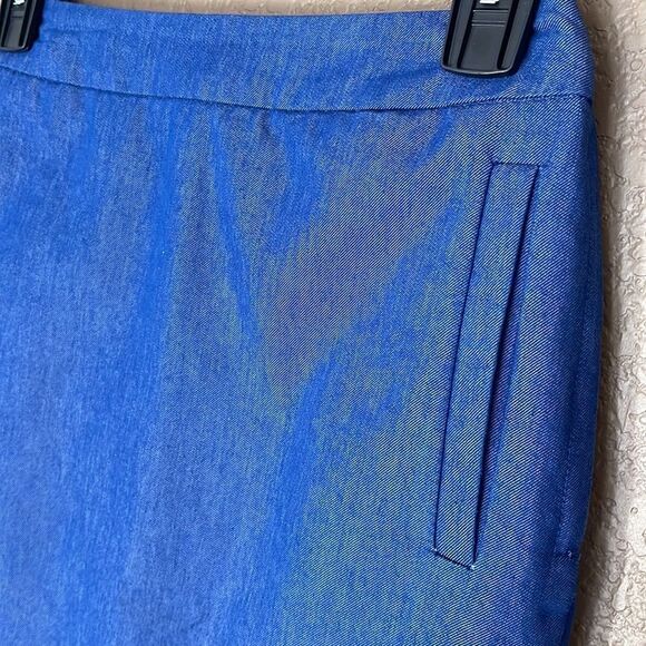 H&M blue pencil skirt size 2 - Picture 2 of 6